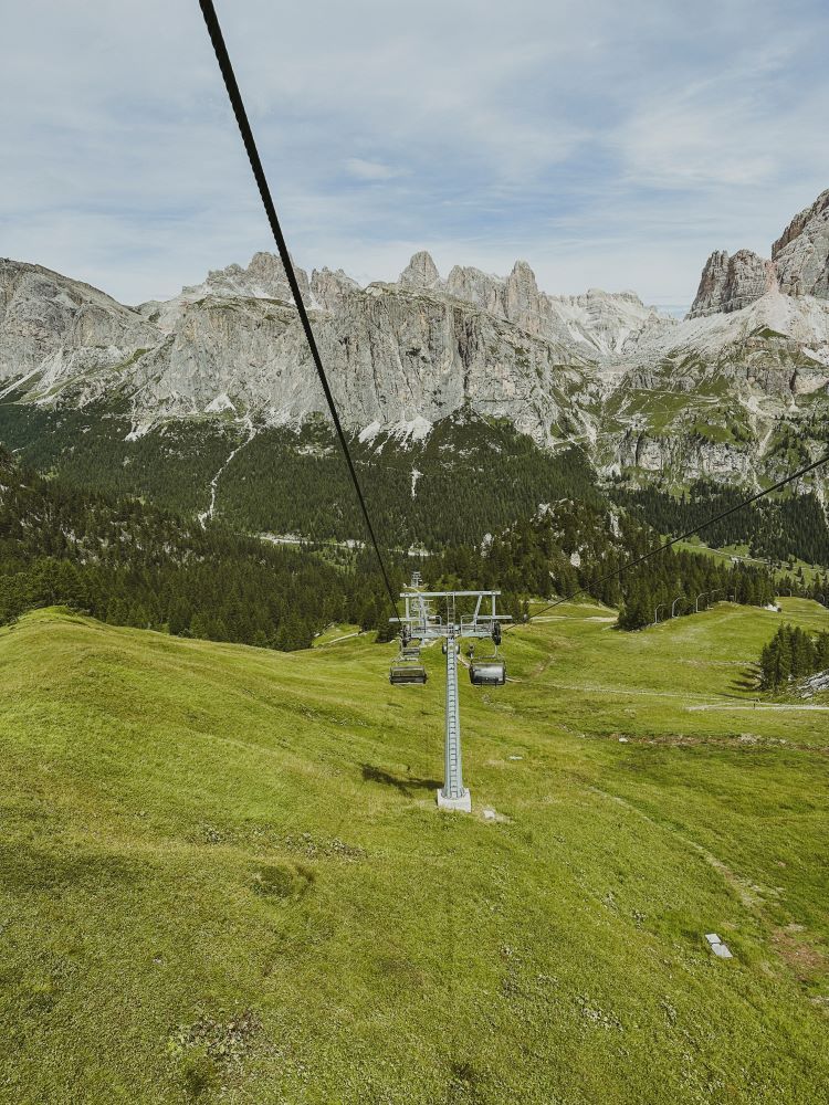 teleferico visto desde arriba cinque torri